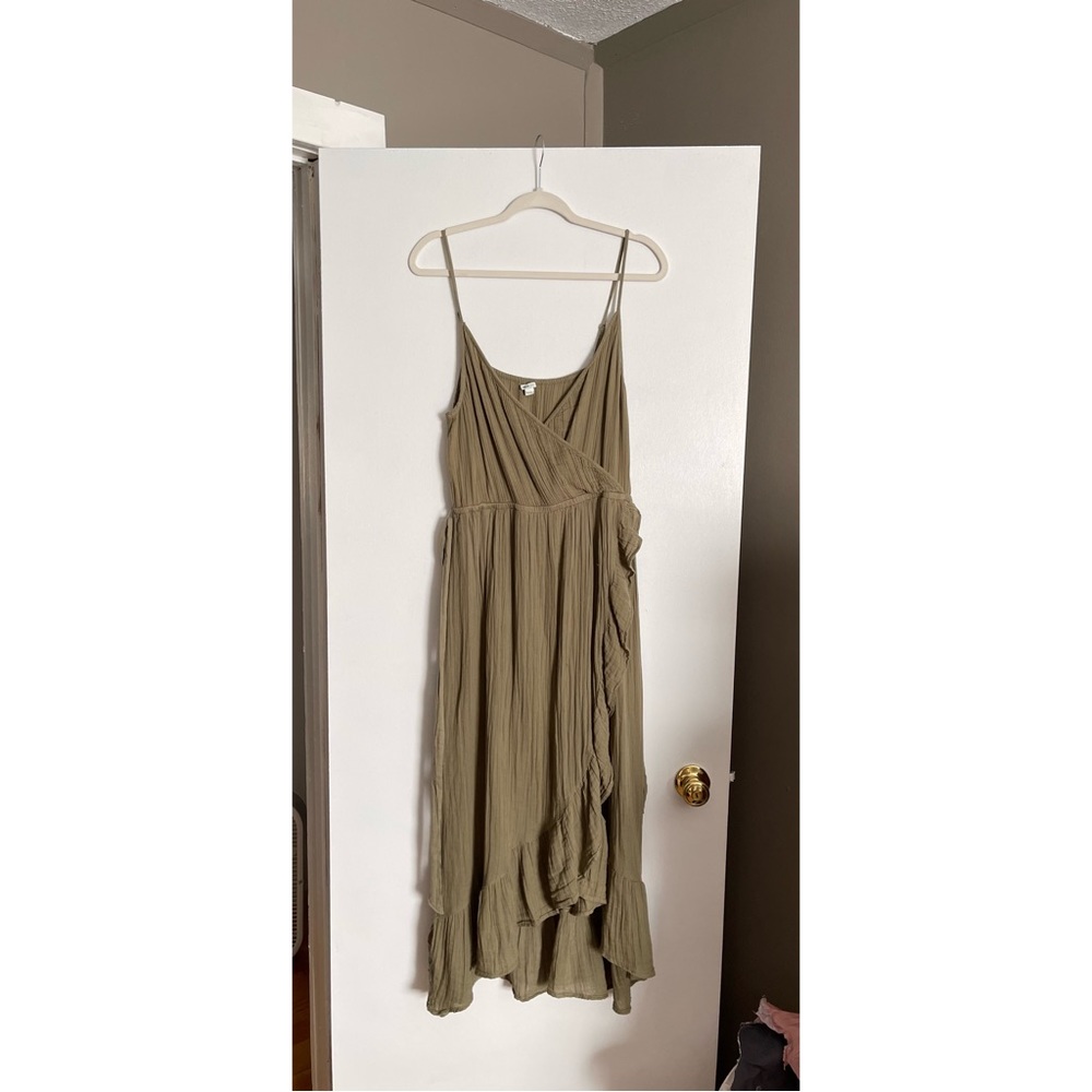 Aerie maxi wrap around dress